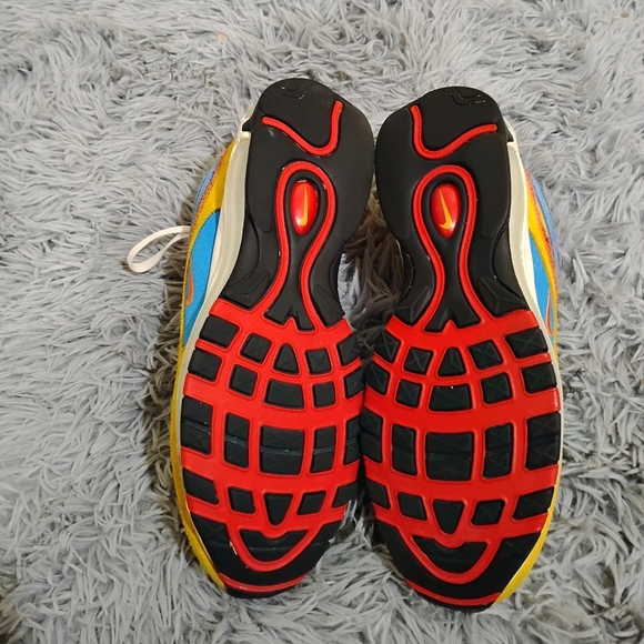 Nike Air Max 97 SE Running Club Men Size 10.5 Pollen Orange Sneakers DH1085-700 - Picture 9 of 13